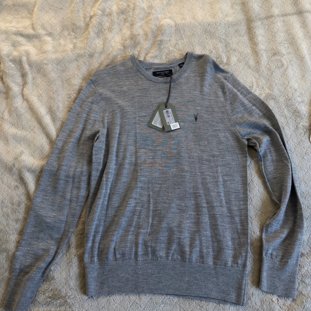 Gray Long Sleeve Sweater